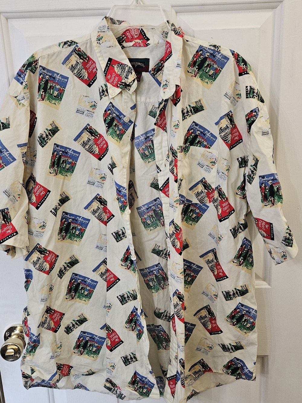 Saddlebred Aloha Hawaiian Shirt Pinehurst Golf Nations Capitol Lake Resort XL
